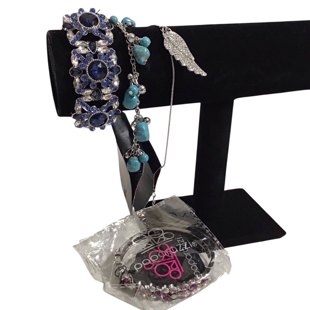 Paparazzi Bracelet Bundle 1 Ankle Bracelet 3 Wrist Big City Bling